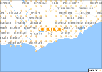 map of Danketigoda