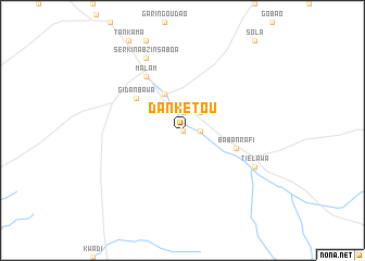 map of Dan Kétou