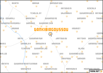 map of Dan Kibia Goussou