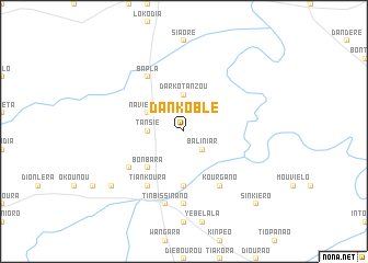 map of Dankoblé