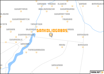 map of Dankolio Gabas