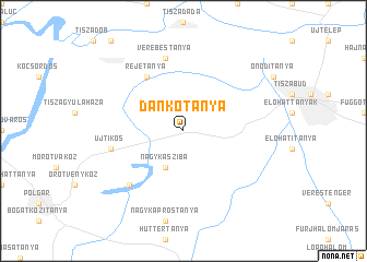 map of Dankótanya