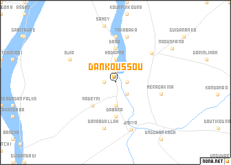 map of Dan Koussou