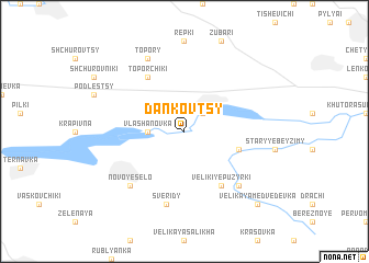 map of Danʼkovtsy