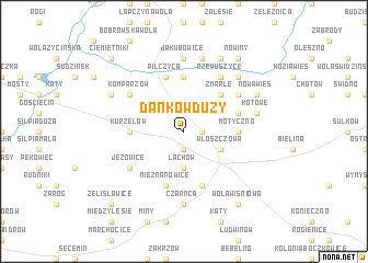 map of Danków Duży