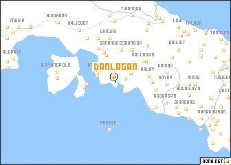 map of Danlagan