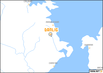 map of Danlig