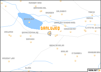 map of Dānlūjeq