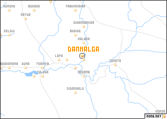 map of Dan Malga