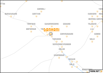 map of Dan Mani
