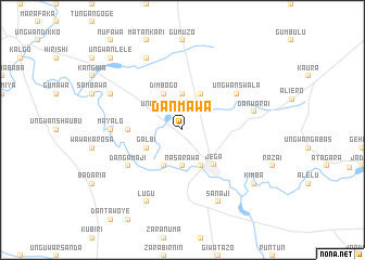 map of Danmawa