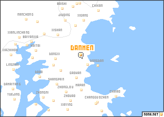 map of Danmen