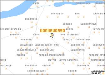 map of Dan Méwassa