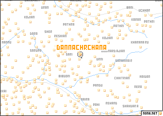 map of Danna Chrchāna