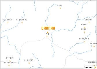 map of Dannān