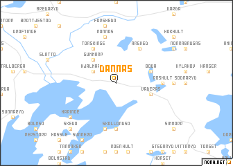 map of Dannäs
