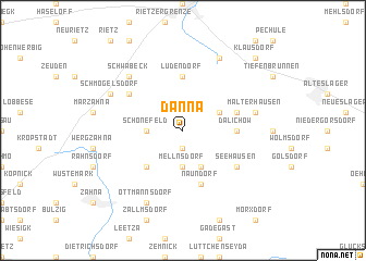 map of Danna