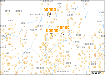 map of Danna