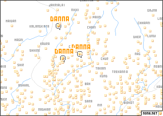 map of Danna