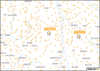 map of Danna