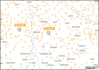map of Danna
