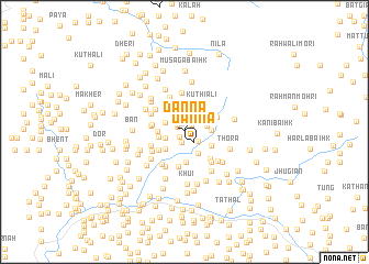 map of Danna