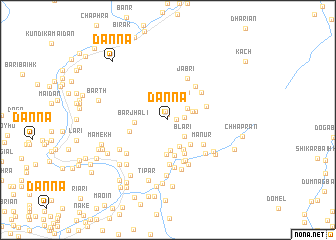 map of Danna