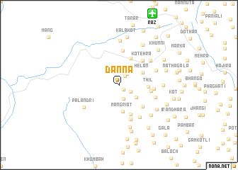 map of Danna
