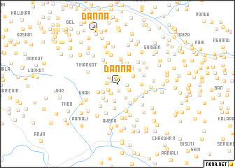 map of Danna