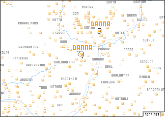 map of Danna