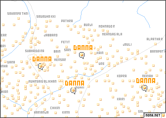 map of Danna