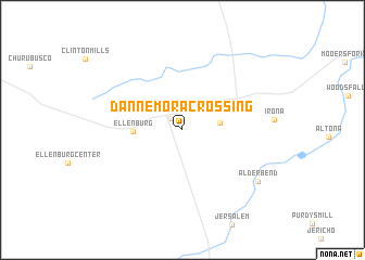 map of Dannemora Crossing