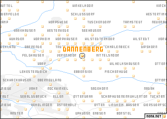 map of Dannenberg