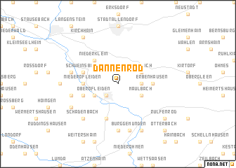 map of Dannenrod