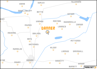 map of Danner
