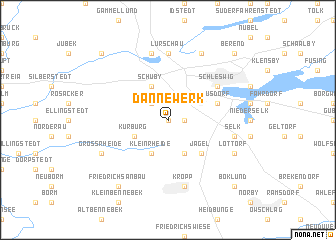 map of Dannewerk