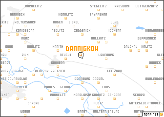 map of Dannigkow