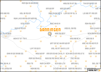 map of Danningen