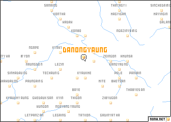 map of Danongyaung
