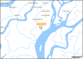 map of Danôn