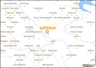 map of Danówka