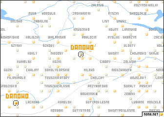 map of Danowo