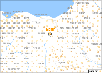 map of Dano