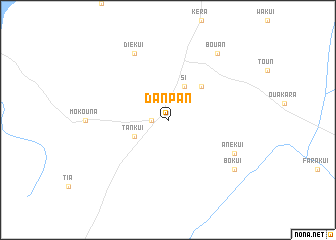 map of Danpan