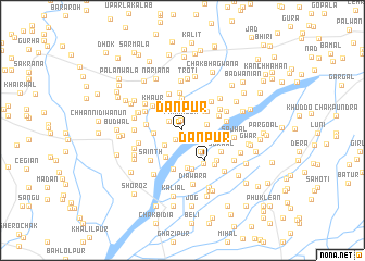 map of Dānpur