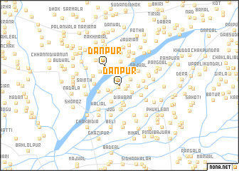 map of Dānpur