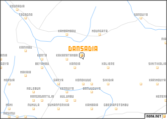 map of Dansadia