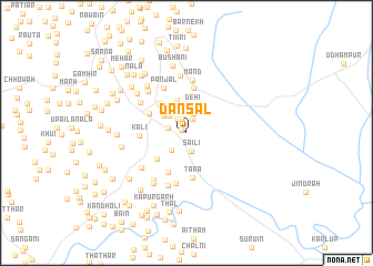 map of Dansāl