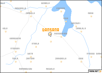 map of Dansana