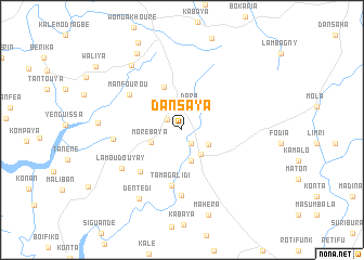 map of Dansaya